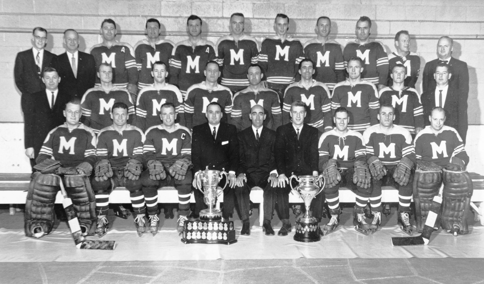 1963/64 WINNIPEG MAROONS Manitoba Hockey Hall of Fame